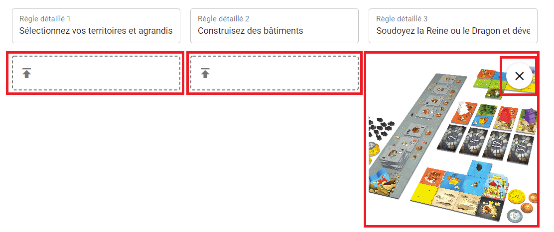 Ajout d'images des règles Ajout d'images des règles